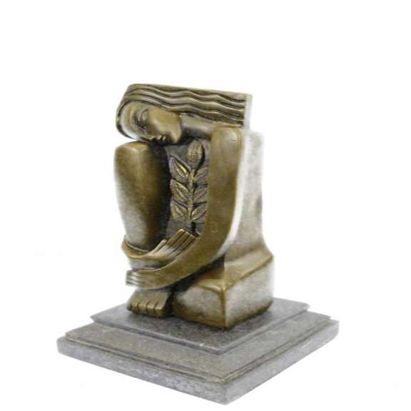 Woman Bronze Figurine