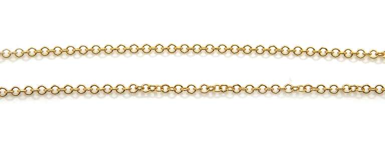 New Yellow Gold Gabriel & Co Pave Diamond Spike Lariat Necklace