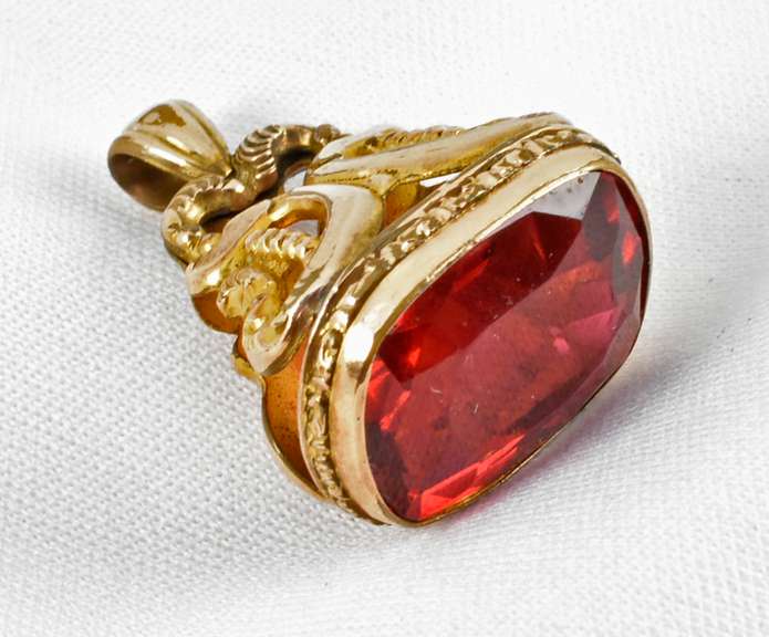 Antique Gold Filled Watch Fob