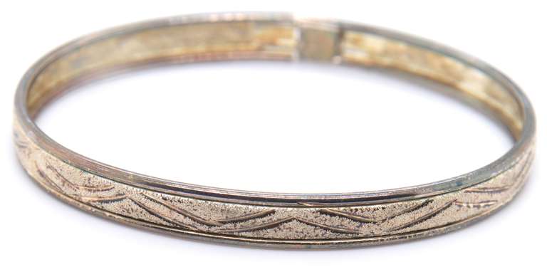Vintage Sterling Silvr Bangle Bracelet