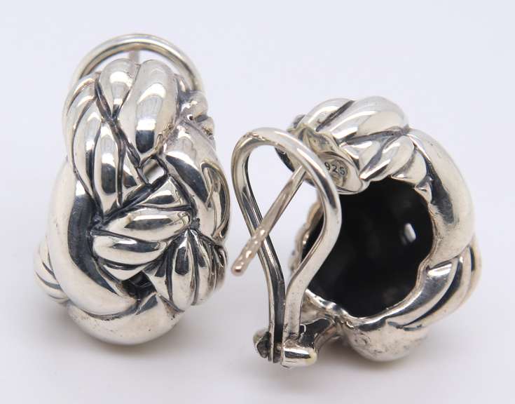 David Yurman Woven Cable Earrings