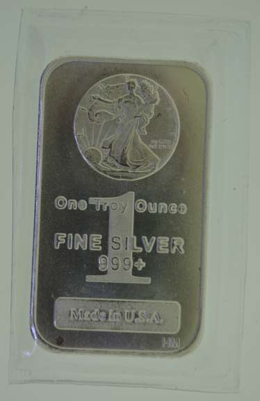 Walking Liberty Design .999 Fine 1 oz Highland Mint Silver Bar