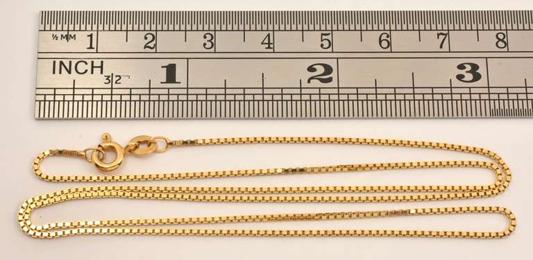 Practical 20" Box Link Necklace