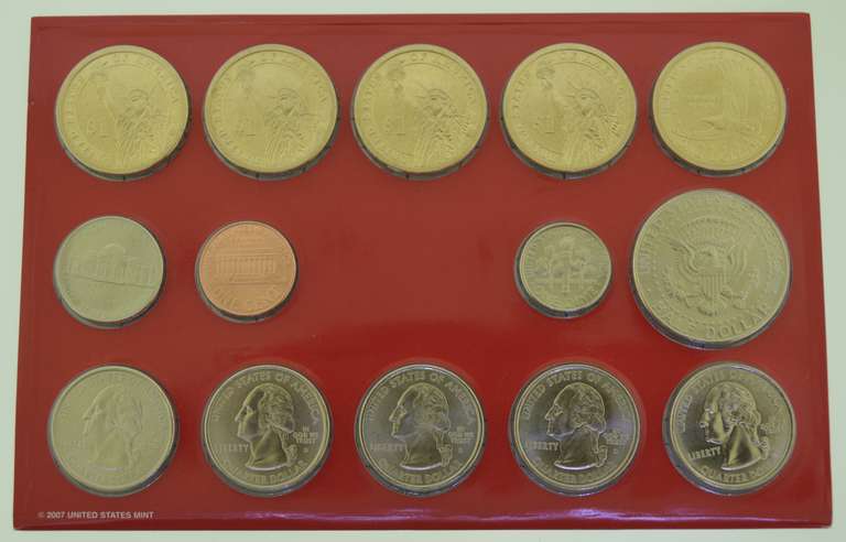 2007 Denver United States Mint Uncirculated Coin Set