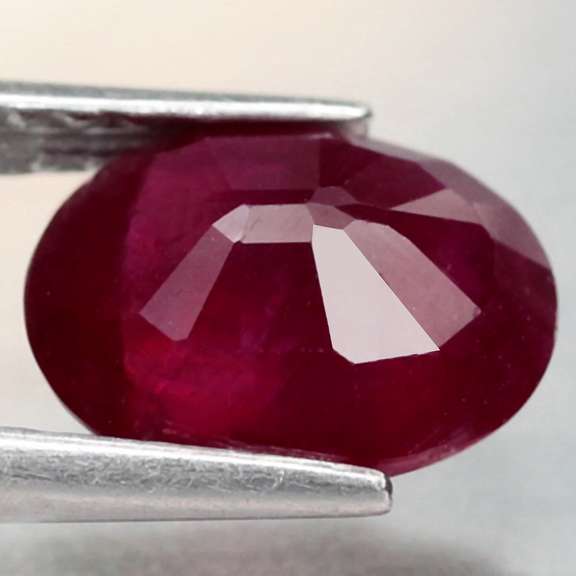 Fantastic 3.27ct oval cut rich blood red Ruby