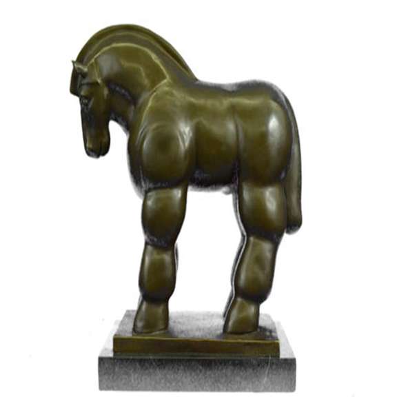 Modern Art Roman Horse Bronze Sculpture