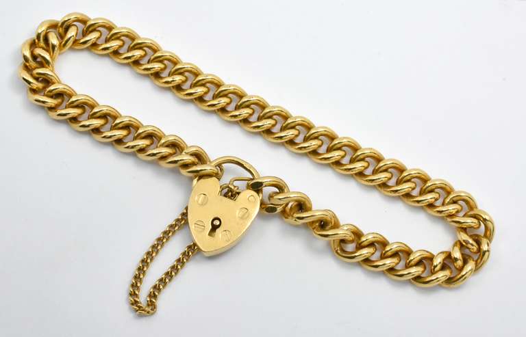Vintage Gold Filled Bracelet with Lock