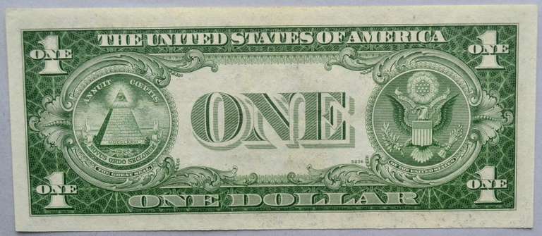 Gem CU $1 1935 D Star Silver Certificate