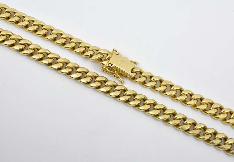 Classic 14k Standard Link Necklace