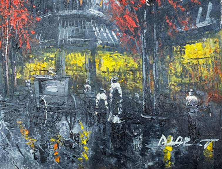 ONE OF A KIND BEAUTIFUL PAINTING ON CANVAS