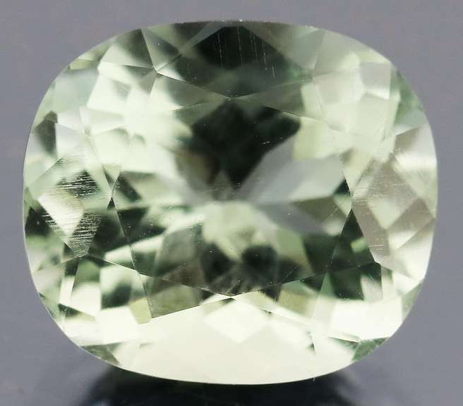 Brilliant 5.49ct natural platinum green Amethyst