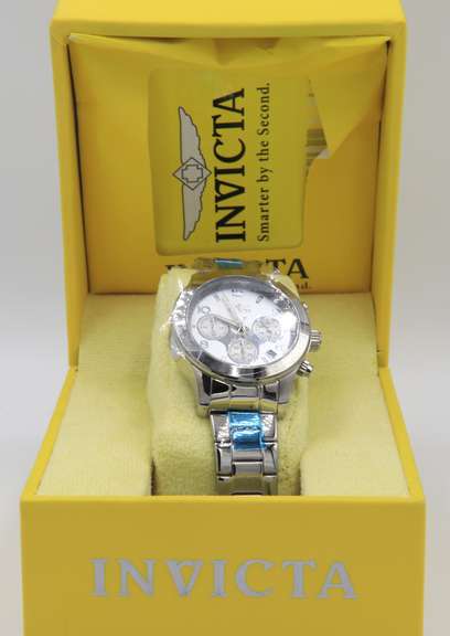 Invicta Angel Chronograph Silver Dial Quarzt Watch