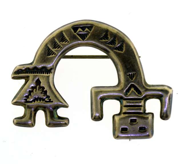 Vintage Sterling Silver Yei Bei Chi Pin