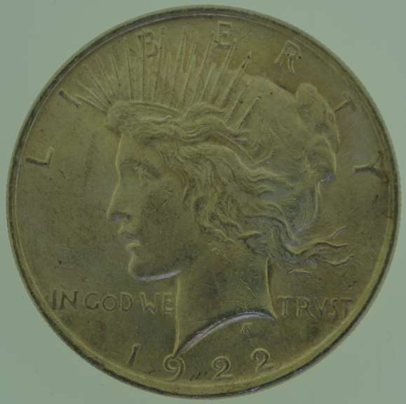 1922 $1 Silver Peace Dollar Coin