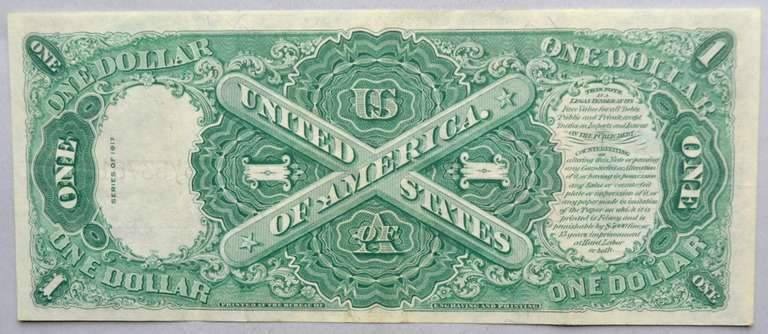 $ 1 Series of 1917 Columbus Landing US Note