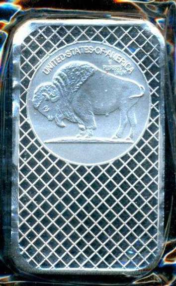 Gorgeous Buffalo Nickel design 5 Troy Oz .999 silver
