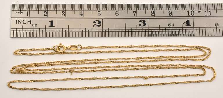 Lengthy Singapore Link Necklace