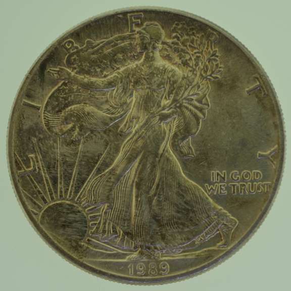 1989 Walking Liberty American Eagle 1 oz. Silver Dollar