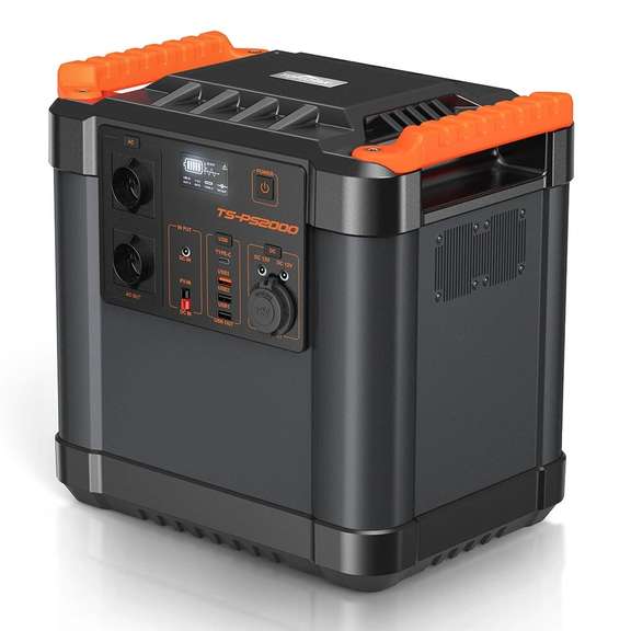 Home Outdoor 2000W Portable Solar Power Generator Emergency Power Station