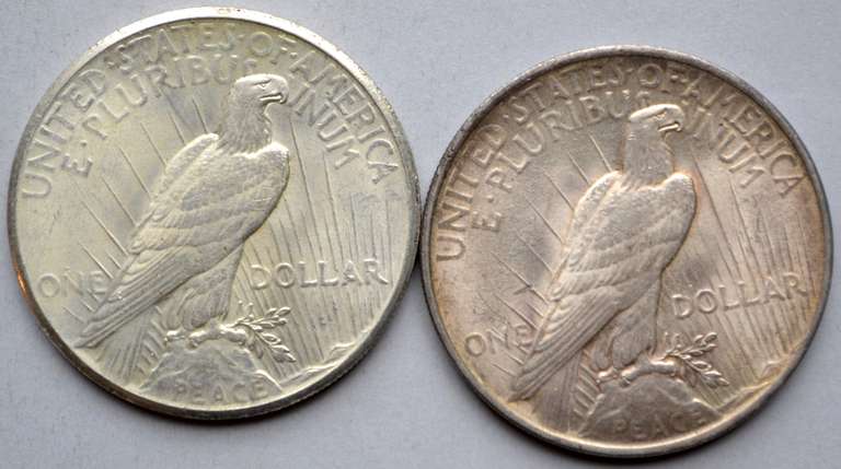 1922 &1926 BU Peace Dollars