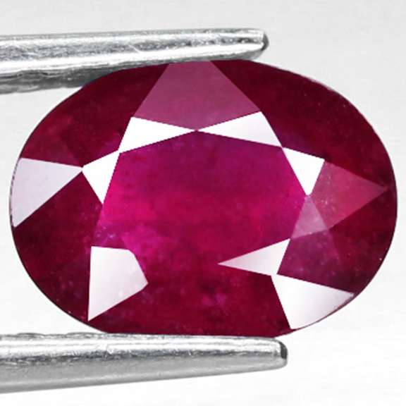 Glistening 1.51ct blood red Ruby