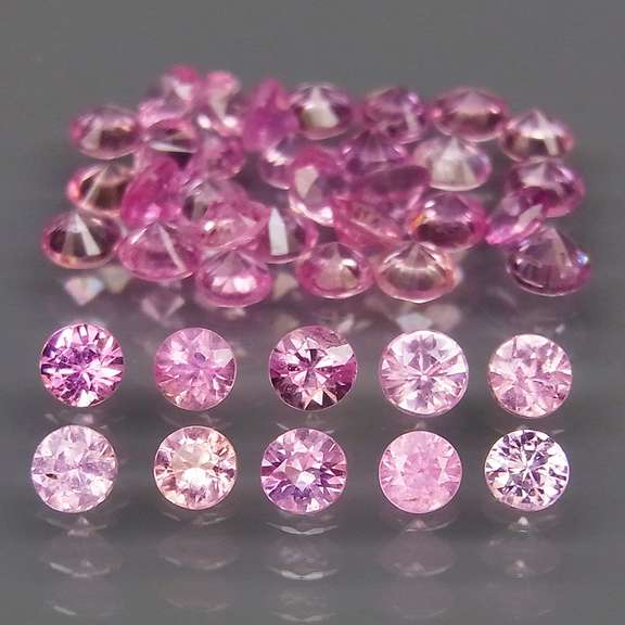 Rare HEATED ONLY 4.07ct pink Sapphire set