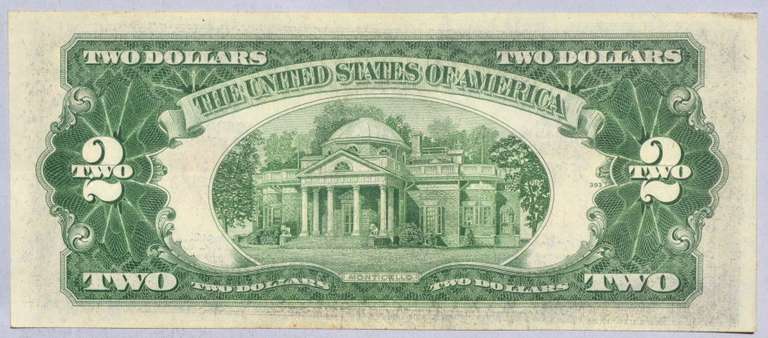 Uncirculated 1953 Star $2 Red Seal US Note