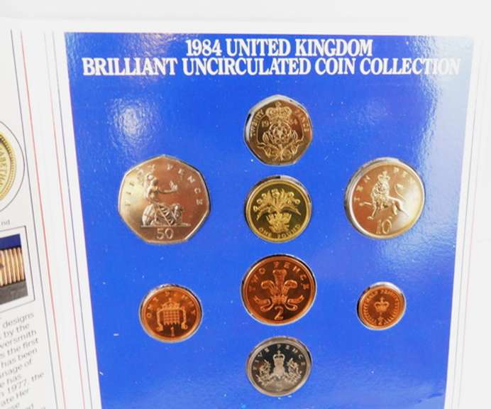 2 United Kingdom Brilliant Uncirculated Coin Sets