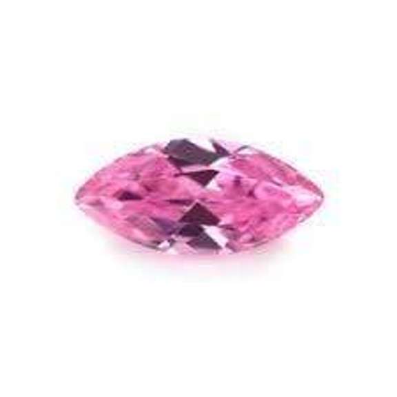 2.5X5MM MARQUISE CREATED PINK SAPPHIRE LOOSE GEMSTONE