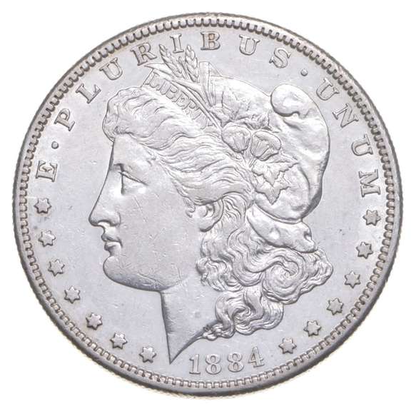 1884-S Morgan Silver Dollar