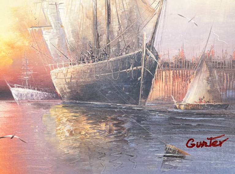 UNIQUE SEE BREEZE PAINTING ON CANVAS