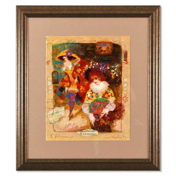 Alexander Galtchansky (1959-2008) & Tanya Wissotzky (1959-2006), Framed Limited Edition Serigraph, Numbered 3/490 and Hand Signed with Letter of Authenticity.