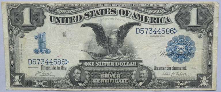 1899 Black Eagle $1 Series Silver Certificate