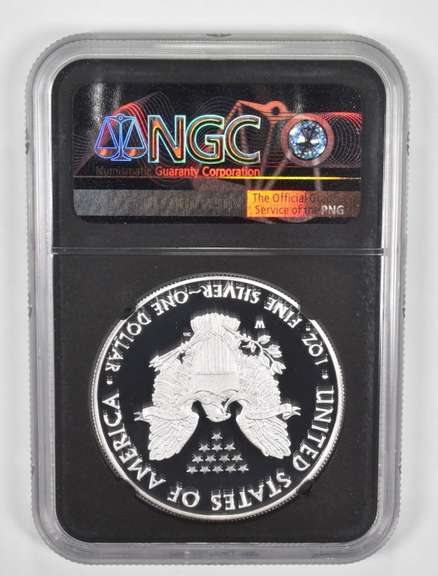 PF70UCAM 2020-W American Silver Eagle WWII Privy Mark - Signed - NGC