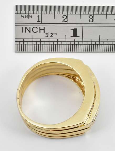 Large Man's Diamond Ring