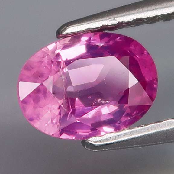 UNHEATED! 1.27ct violet pink Sapphire