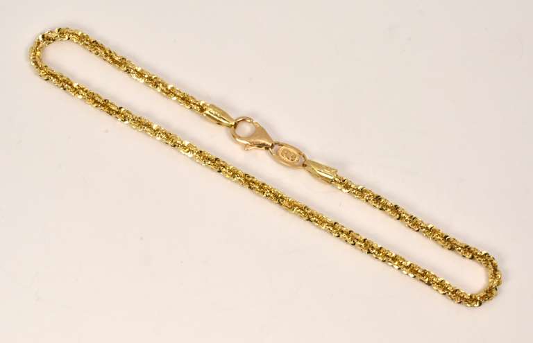 Always Popular Sparkling Rope Bracelet