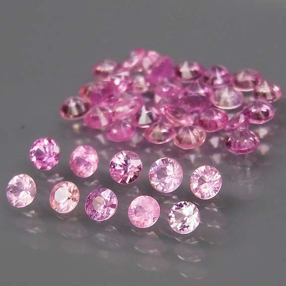 Rare HEATED ONLY 4.07ct pink Sapphire set