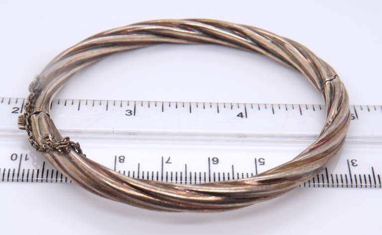 Vintage Sterling Silver Bangle