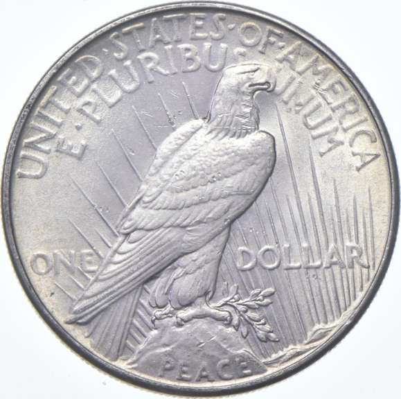 1934 Peace Silver Dollar - Wiped