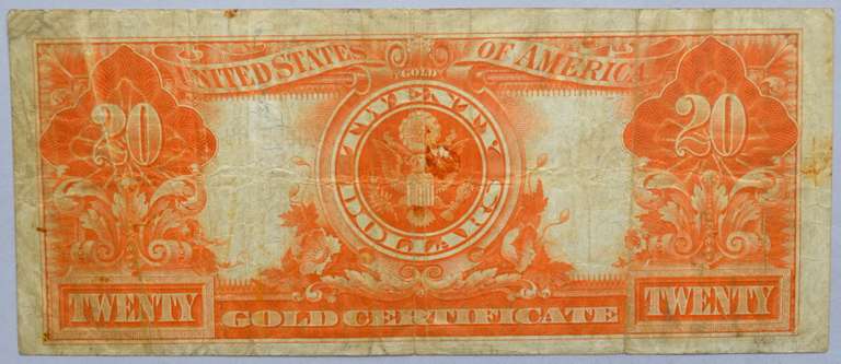 $20 Gold Certificate 1922 Series
