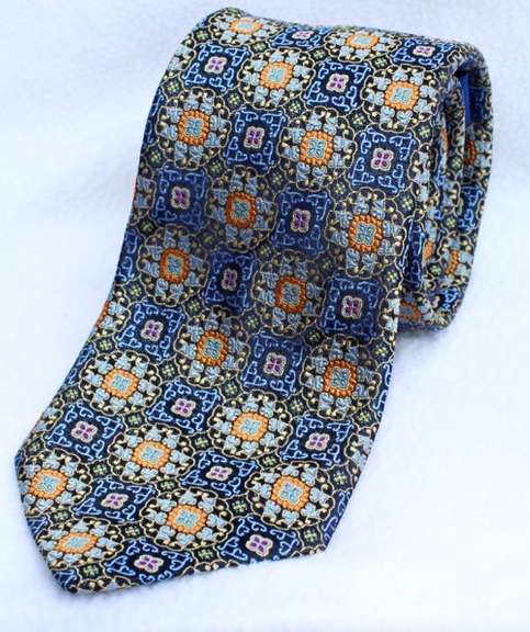 Fine Quality Italian Hand Made Silk Tie By Galante