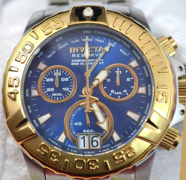 Invicta Reserve Subaqua Noma II Blue Tone Limited Edition 0103/1000, New In Box.