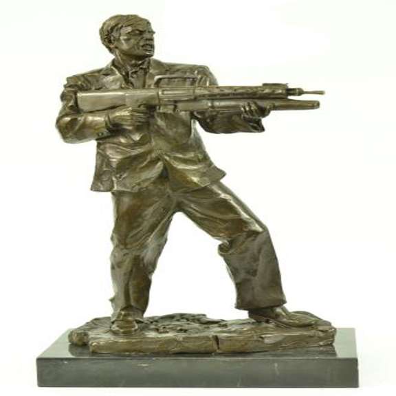 Scarface Tony Montana Bronze Sculpture