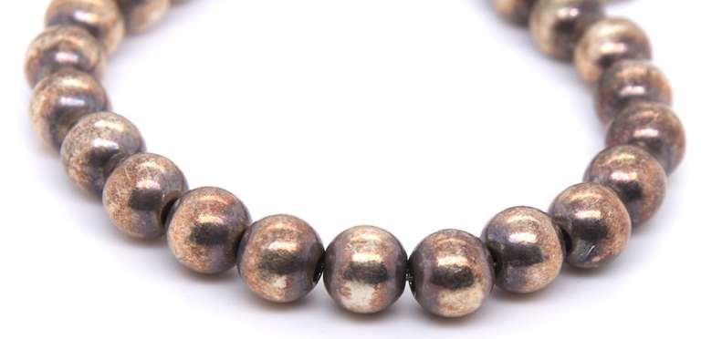 Vintage Sterling Silver Ball Bracelet