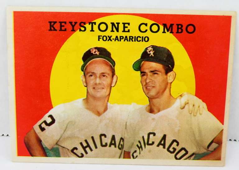 Fox & Aparicio Keystone Combo 1959 Baseball Card
