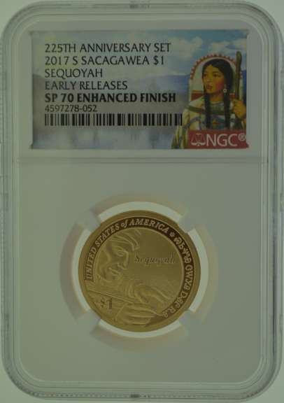 2017-S Sacagawea $1  Early Realeases NGC SP70