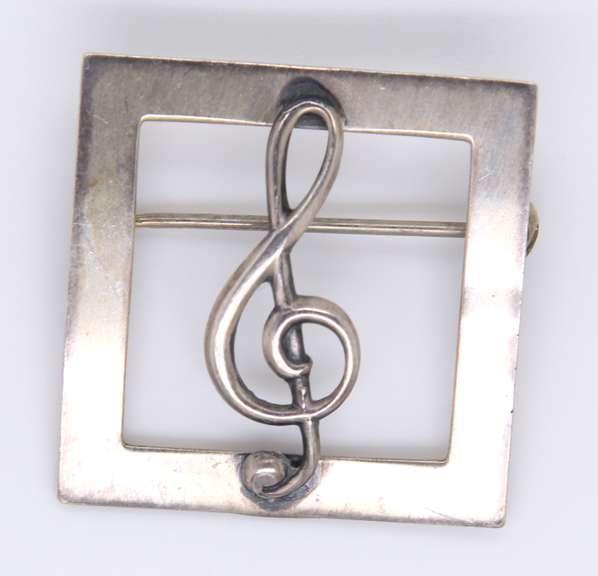 Vintage Sterling Silver Signed Brooch