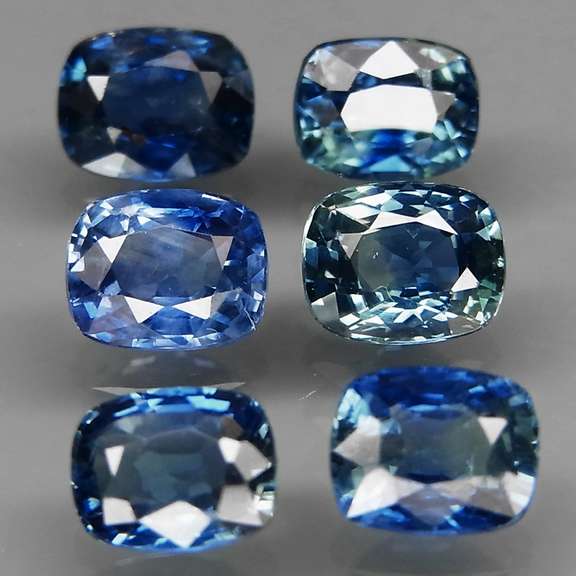 Heated only! 3.27ct deep blue sapphire set