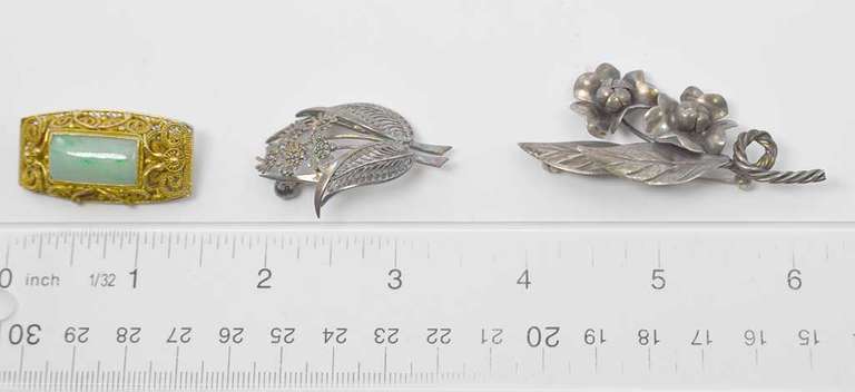 Lot of 3 Vintage Pins